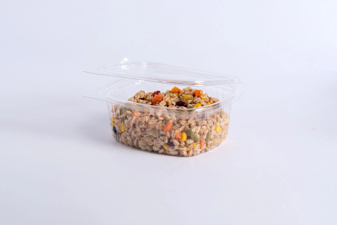 Ovale rPET-Salatschalen