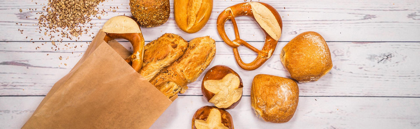 Fettgebäck Faltenbeutel