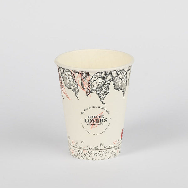 Pappbecher, weiß/PE, Motiv 