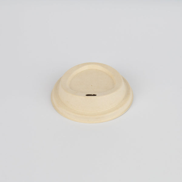 Bagasse-Deckel, f. Pappbecher, Ø90mm, 12/16oz, VPE: 1.000 St.