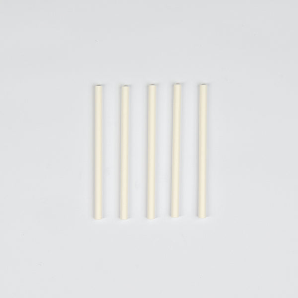 Papier-Trinkhalm, 4-lagig, weiß, Ø8x145mm, VPE: 250 St.