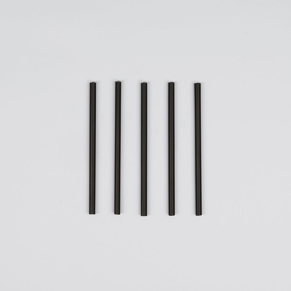 Der echte BioHalm, Ø7,5x150mm, Schwarz, VPE 500 St.