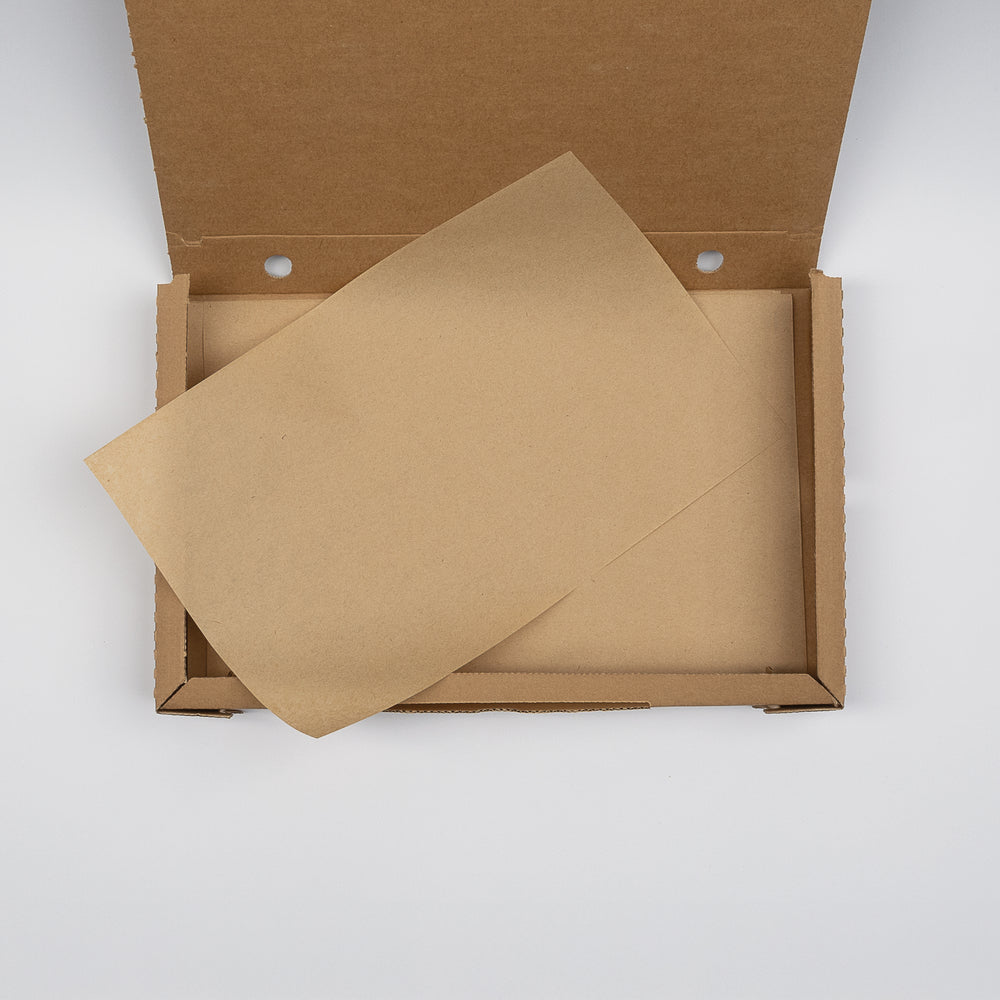 Pinsa-Secure, Premium, 22x33cm, aus Pergamentersatz, neutral braun, VPE: 1.000 Blatt