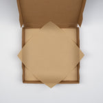Pizza-Secure, Premium, 29x29cm, aus Pergamentersatz, neutral, braun, VPE: 1.000 Blatt