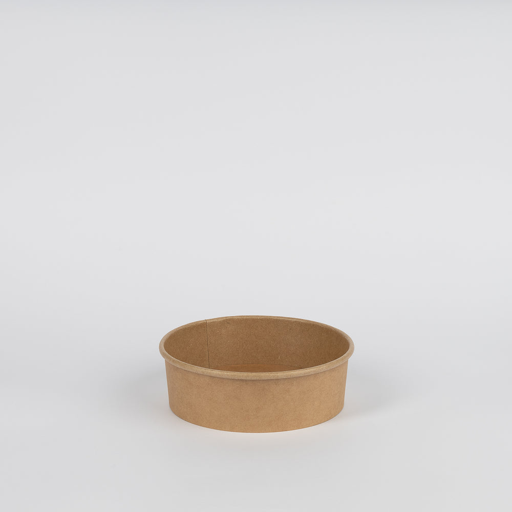 Salatschale aus Kraftkarton/PE, 500ml, Ø150mm, VPE: 300 St.