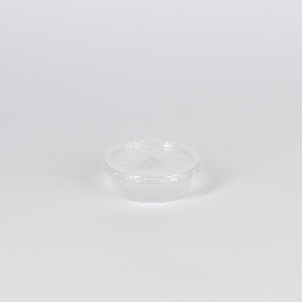 PP-Saucenbecher, Kombi-Pack, 50ml, transparent, VPE: 500 St.