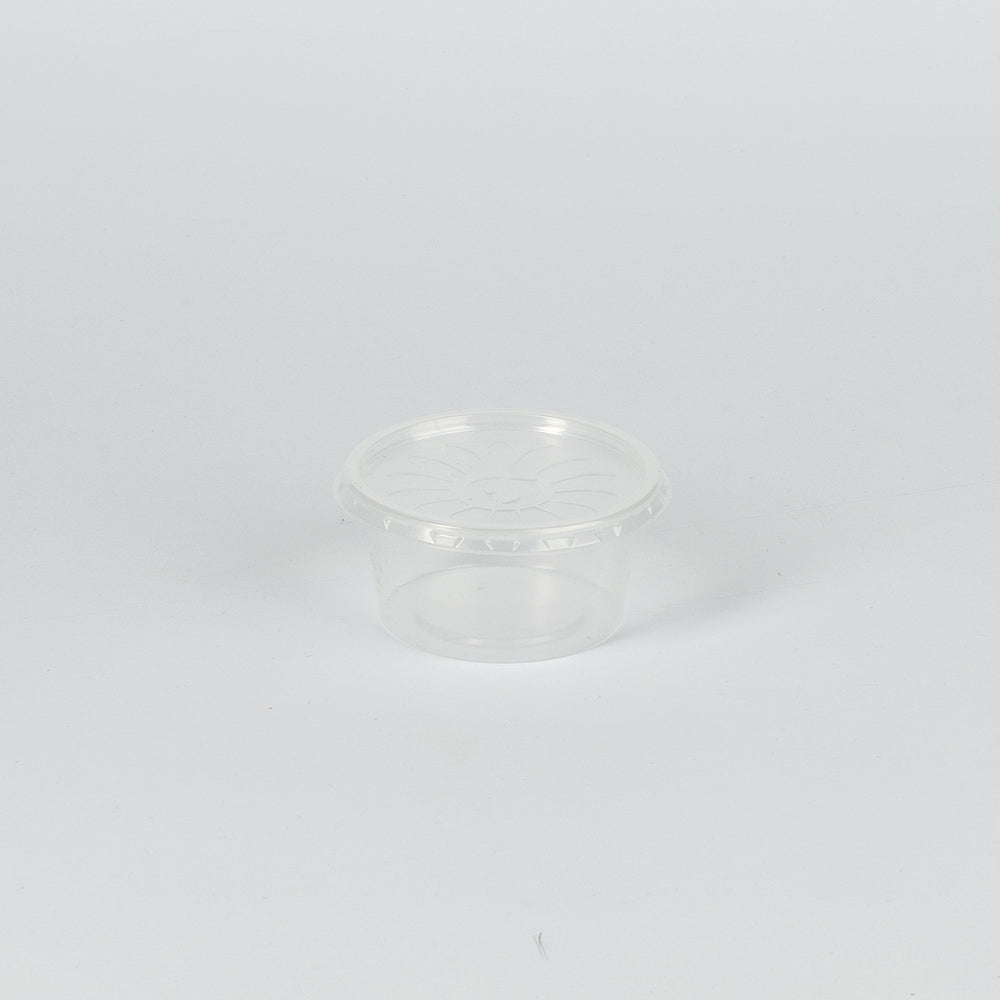 PP-Saucenbecher, Kombi-Pack, 80ml, transparent, VPE: 500 St.