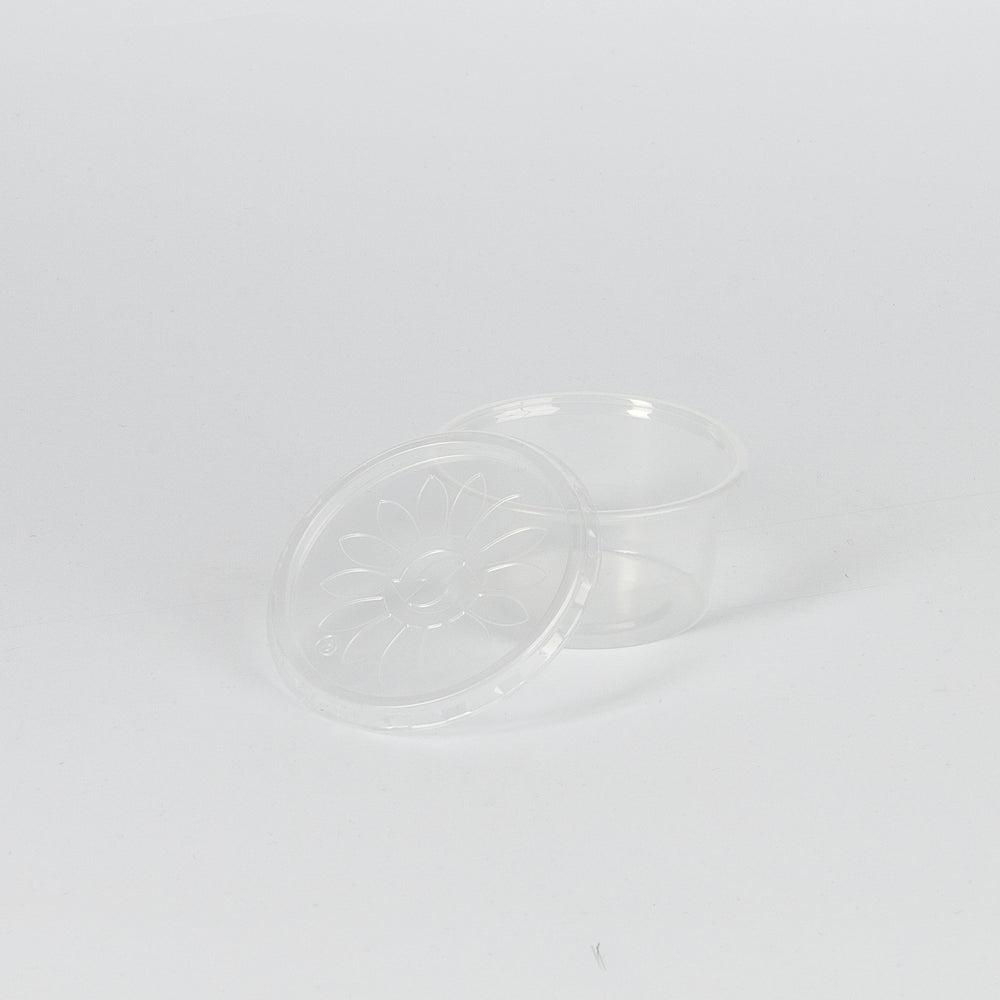 PP-Saucenbecher, Kombi-Pack, 80ml, transparent, VPE: 500 St.