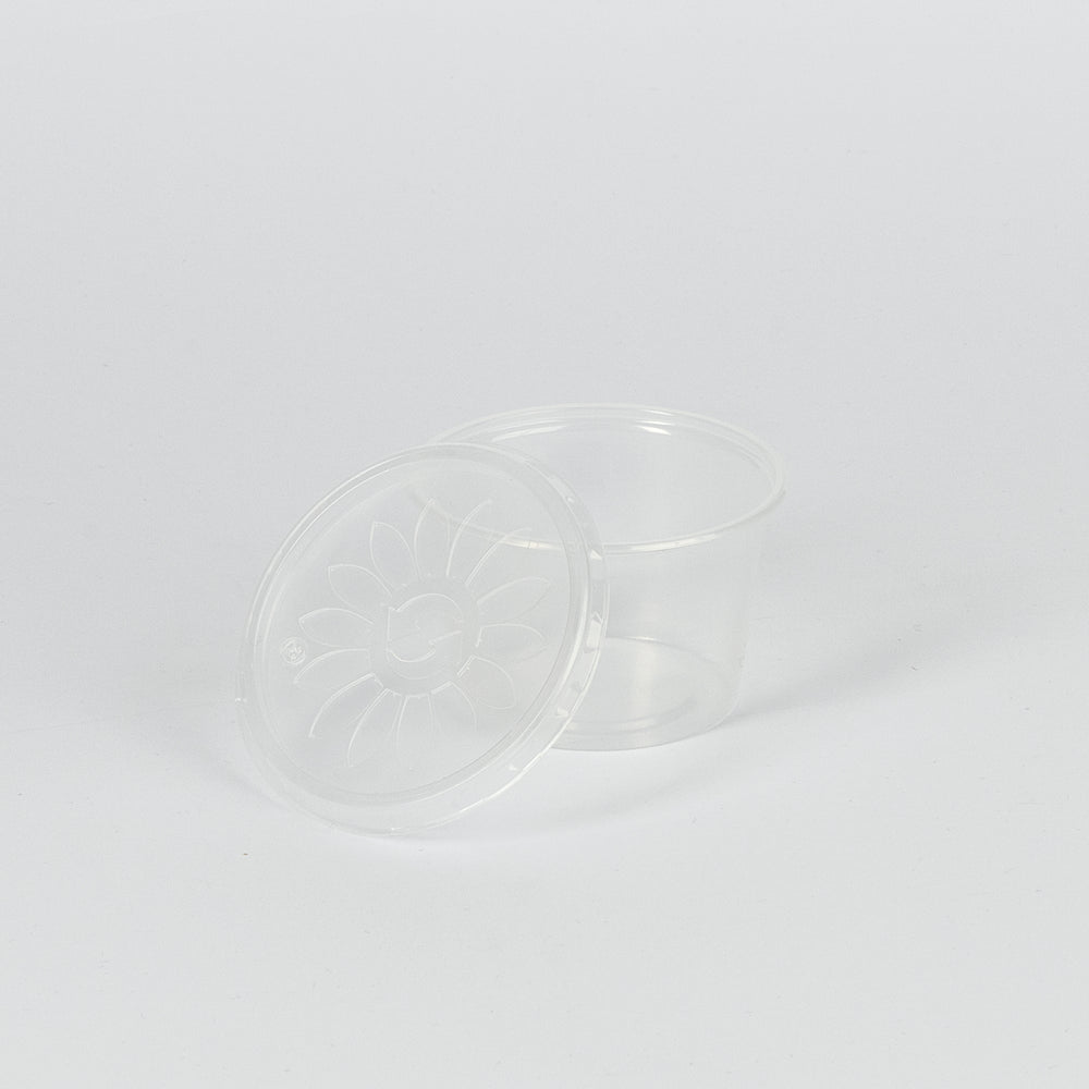PP-Saucenbecher, Kombi-Pack, 100ml, transparent, VPE: 500 St.