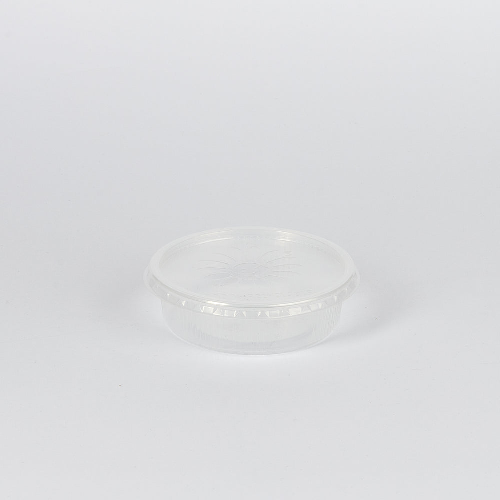 PP-Saucenbecher, Kombi-Pack, 125ml, transparent, VPE: 250 St.