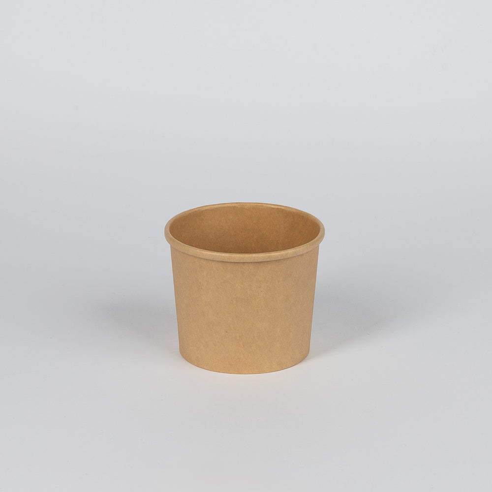 Rundbecher aus Kraftkarton/PE, 355ml, Ø96mm, VPE: 500 St.