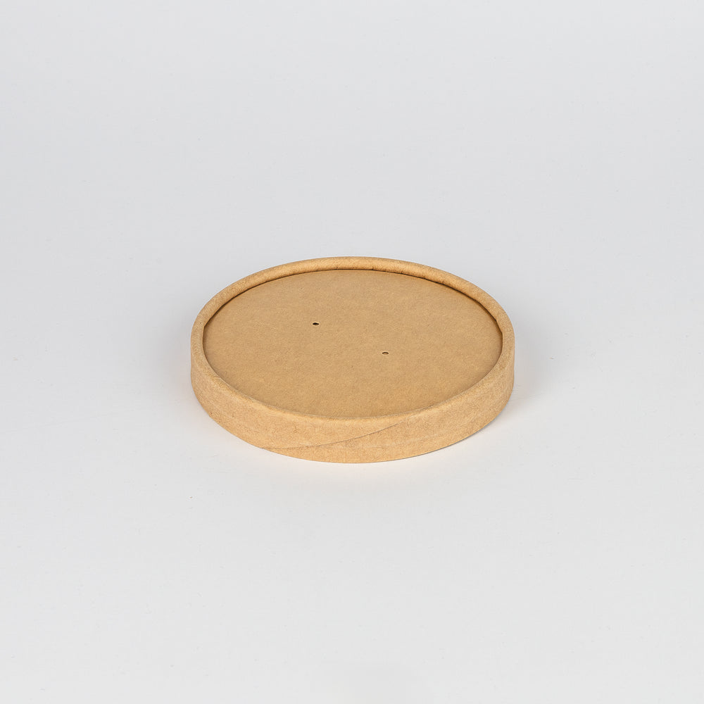 Papp-Deckel, PE-beschichtet, f. Suppenbecher, 770ml/945ml, Ø115mm, VPE: 500 St.