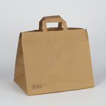 Papiertragetasche, Gastrobag, FSC Mix, 32+21,5*27cm, Kraftpapier braun, VPE: 250 St.