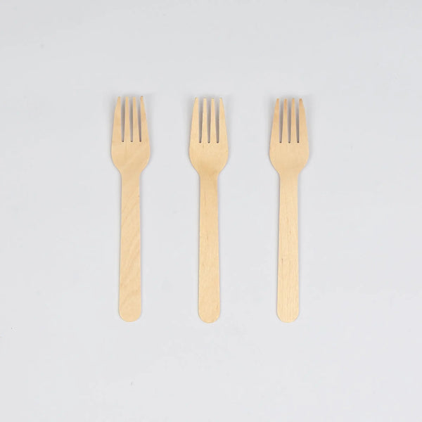 Gabel aus Holz, 165mm, VPE: 100 St.