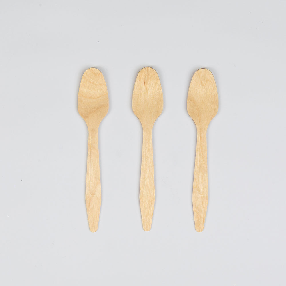 Holz Löffel, Premium, 185mm, VPE: 100 St.