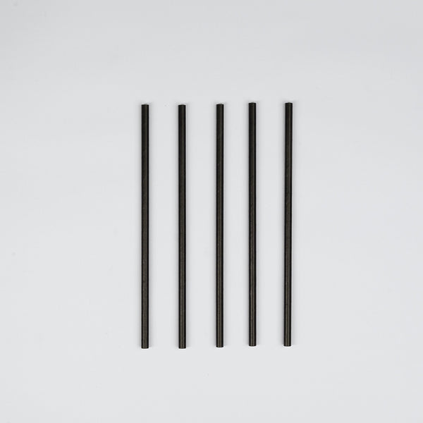 Papier-Trinkhalm, Jumbo, schwarz, Ø8x250mm, VPE: 200 St.