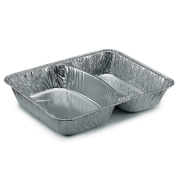 R808G, Alu-Menüschale 2-geteilt, 227x177x38,5mm, VPE 1.000 St.