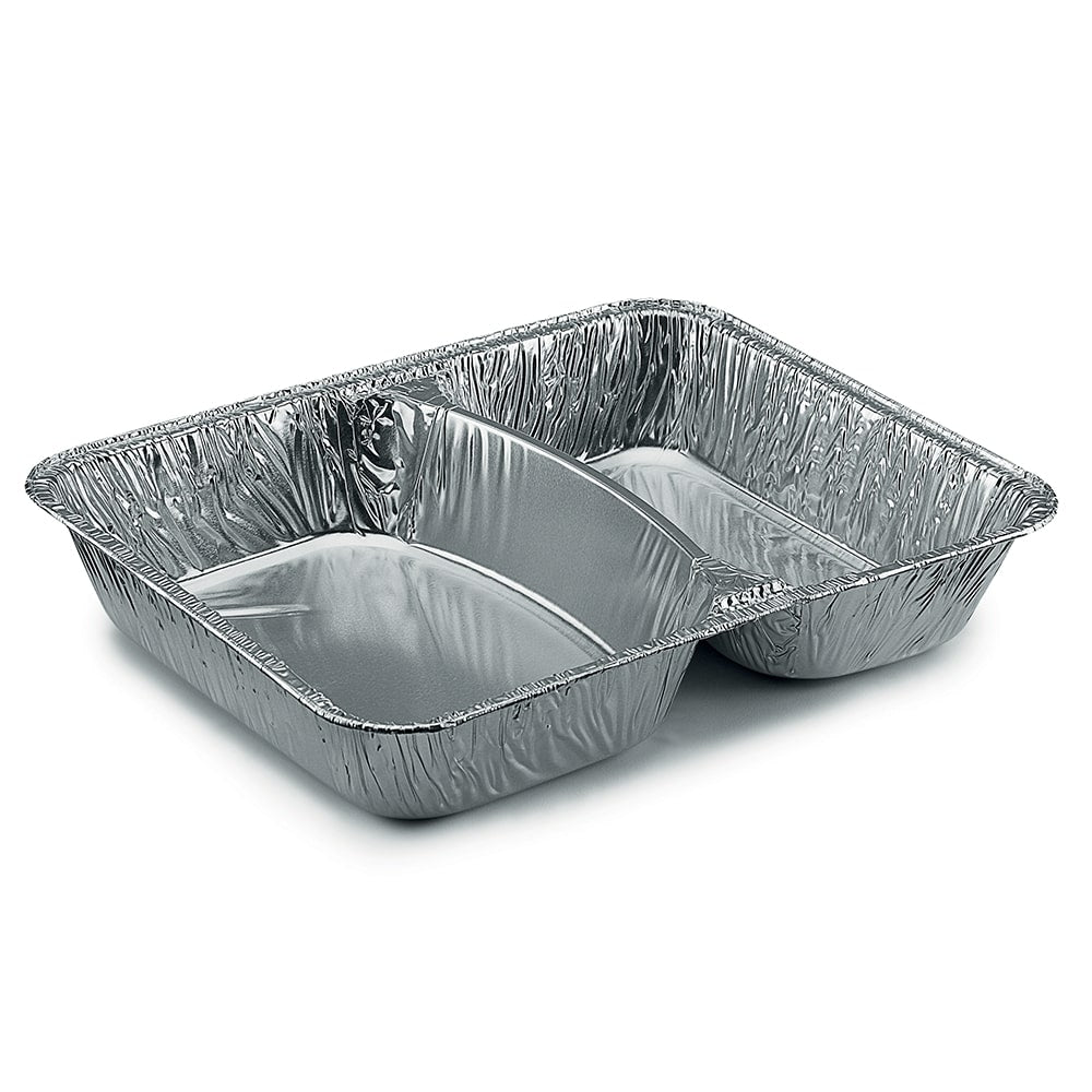 R808G, Alu-Menüschale 2-geteilt, tief, 227x177x38,5mm, VPE 1.000 St.