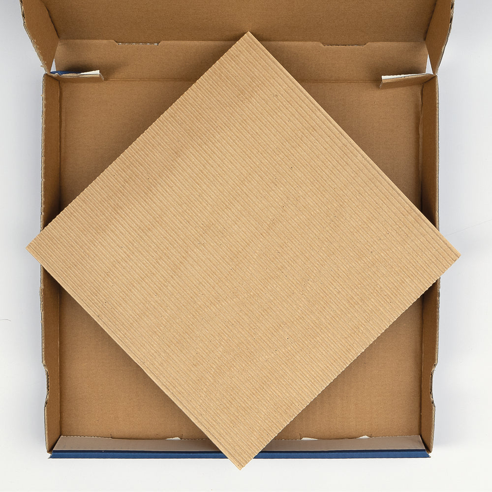 Pizza-Secure, Kraftpapier-Welle, 27x27cm, VPE: 200 St.