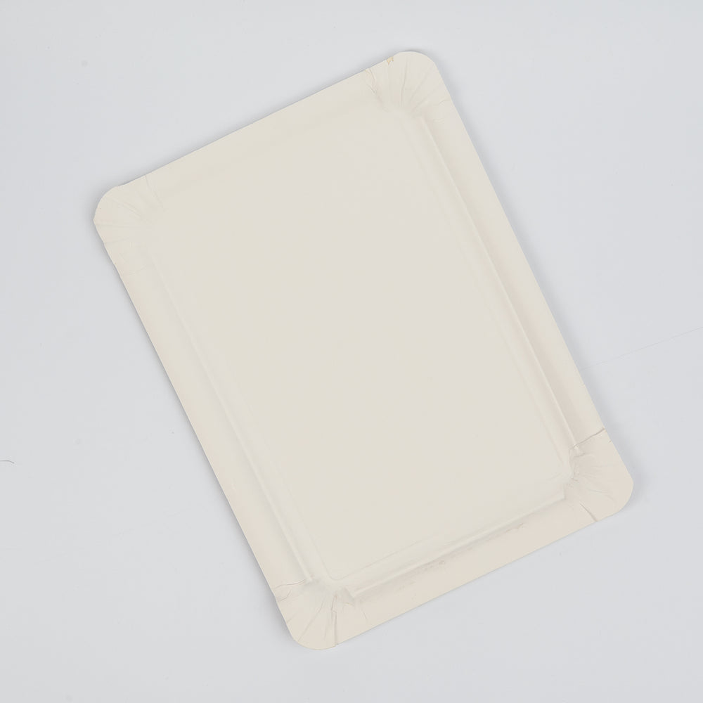 Pappteller, weiß, 24x34cm, VPE: 250 St.