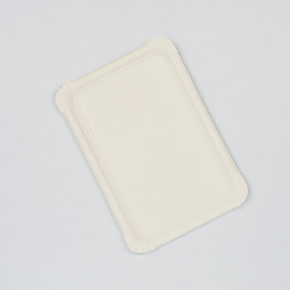 Pappteller, weiß, 16x23cm, VPE: 1.000 St.
