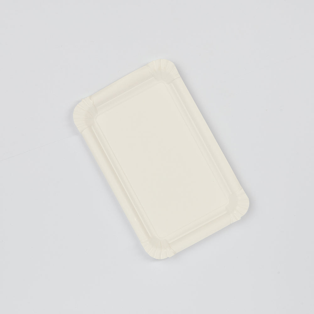 Pappteller, weiß, 10x16cm, VPE: 3.000 St.