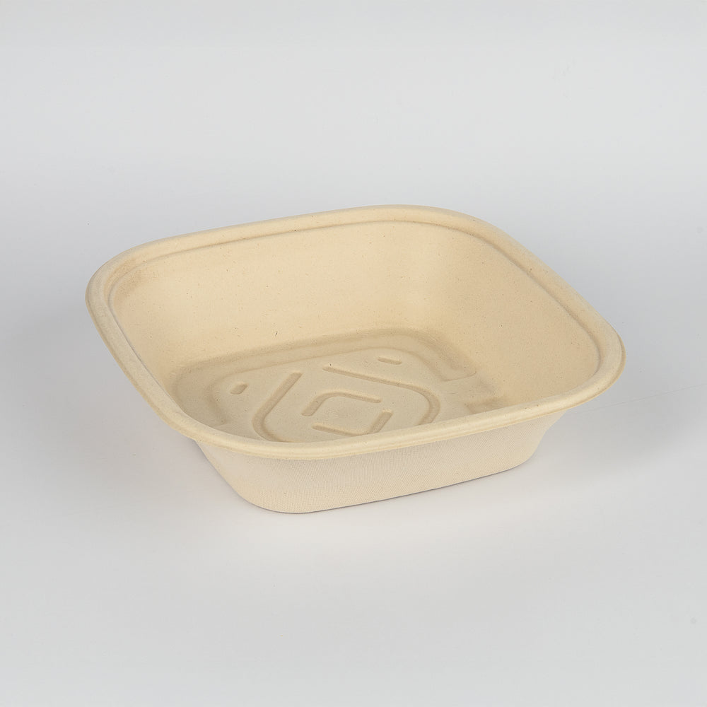 Bepulb-Bagasse, Catering-Schale, 2500ml, 273x273x67mm, VPE: 50 St.