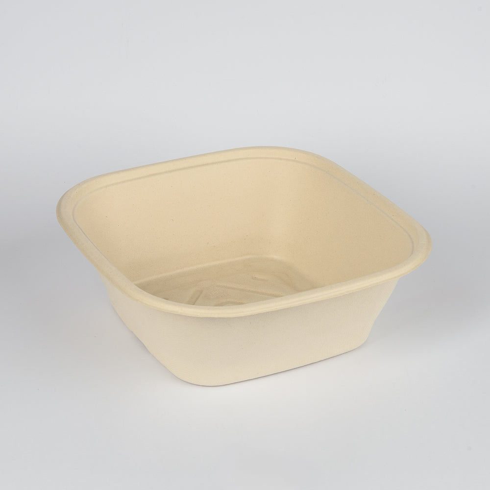 Bepulb-Bagasse, Catering-Schale, 3500ml, 273x273x94mm, VPE: 50 St.