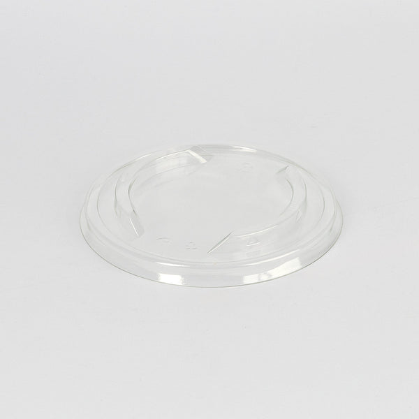 r-PET Deckel, für Salatschale, Ø120mm, temperaturfähig bis 60°C,<br>VPE: 600 St.
