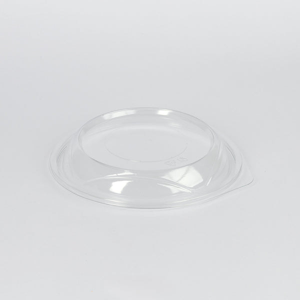 Deckel, r-PET, transparent, Ø165mm, passend für r-PET Salatschale 400ml, VPE: 400 St.