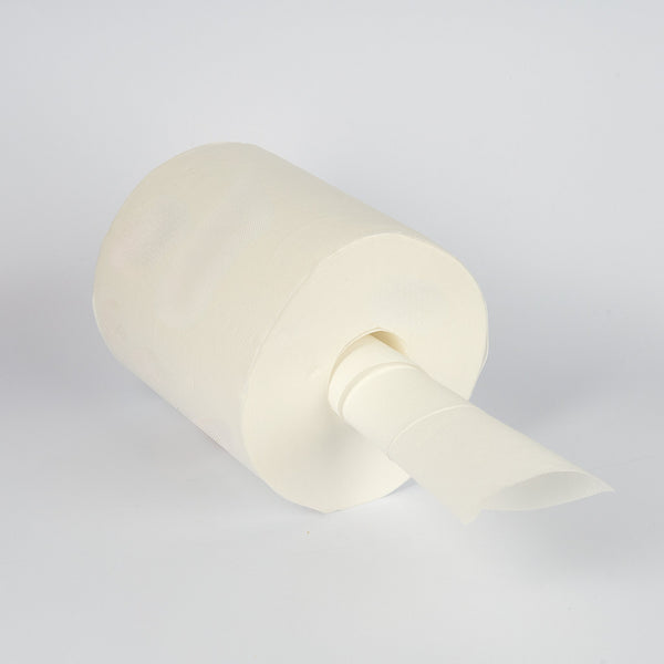 Handtuchrollen, Innenabwicklung, 2-lagig, 445 Blatt, Zellstoff, Hochweiß, VPE: 6 Rollen