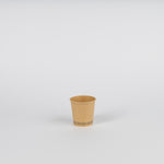 Pappbecher-Espresso, neutral-braun, kraft/PE, 4oz, 100ml