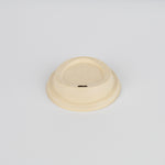 Bagasse-Deckel, f. Pappbecher, Ø90mm, 12/16oz