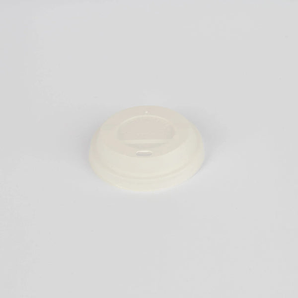 CPLA-Deckel, f. Pappbecher, Ø80mm, weiß, VPE: 1.000 St.