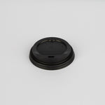 CPLA-Deckel f. Pappbecher, Ø80mm, schwarz