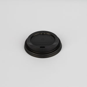 CPLA-Deckel f. Pappbecher, Ø80mm, schwarz, VPE: 1.000 St.