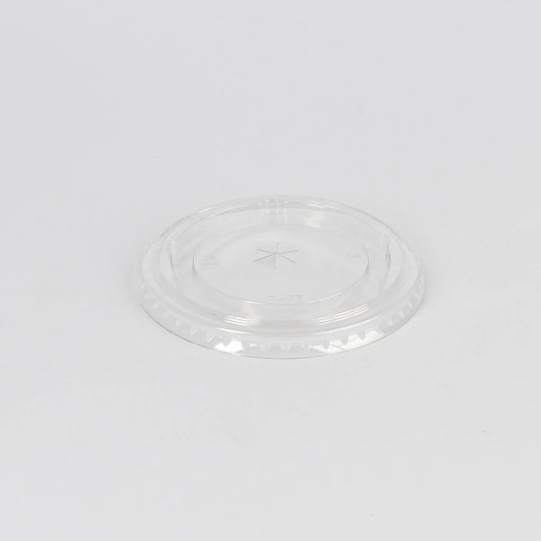 rPET, Flachdeckel mit Kreuzschlitz, CL95, Ø95mm, VPE 1.000 St.