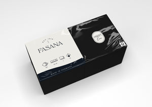 Cocktail-Servietten, Fasana, 24x24cm, 3-lagig, 1/4-Falz, schwarz, VPE: 1.000 St.