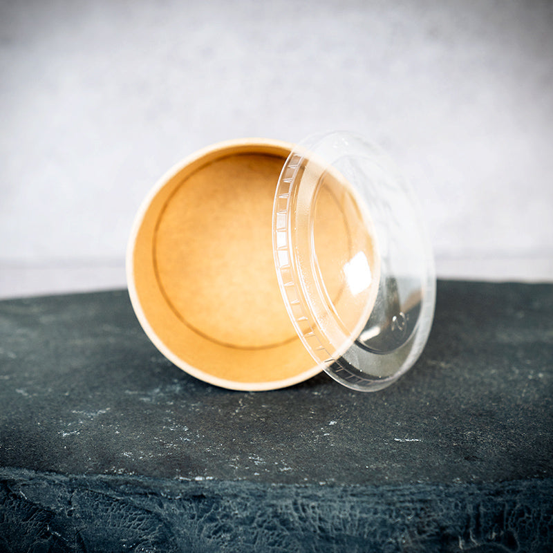 PLA Deckel für Papp-Eisbecher 340ml, ∅105mm, VPE: 750 St.