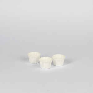 Papier-Dressing-Becher, 30ml, weiß, 80gr./m², Ø42x27mm, VPE: 250 St.