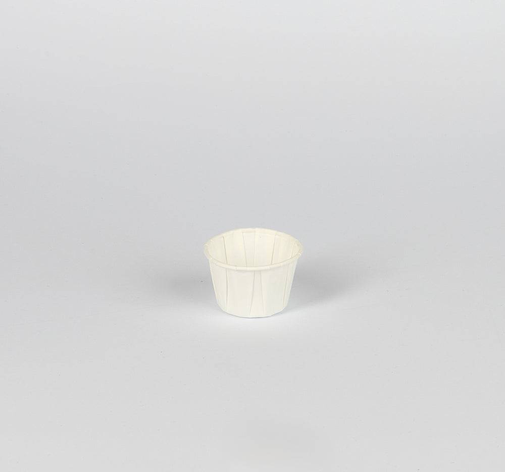 Papier-Dressing-Becher, 60ml, weiß, 80gr./m², Ø58x36mm, VPE: 250 St.