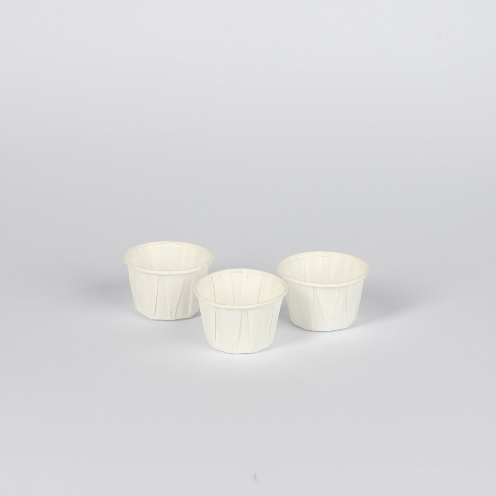 Papier-Dressing-Becher, 60ml, weiß, 80gr./m², Ø58x36mm, VPE: 250 St.