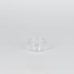 rPET, Dressingbecher, 50ml, rund, transparent, Ø62,5x32mm, VPE: 2.000 St.