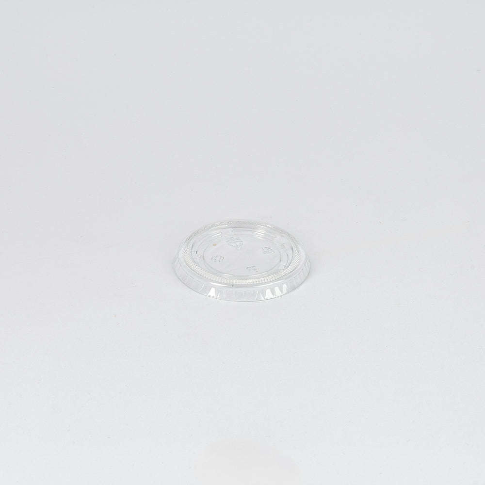 PET-Deckel (Dampfloch), Premium, für Dressing Becher, Ø62mm, VPE: 100 St.