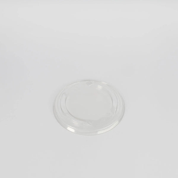 r-PET Deckel, für Salatschale aus Kraftkarton, 500/750/1000ml, temperaturfähig bis 60 °C, Ø150mm, VPE 300 St.