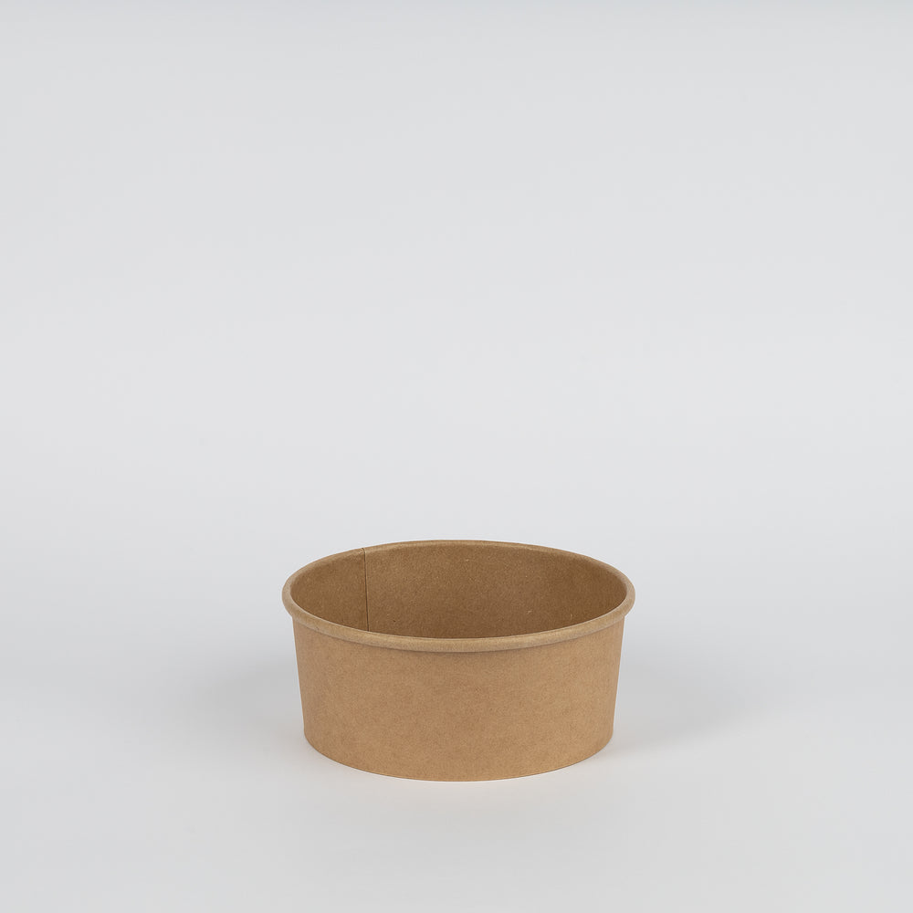 Salatschale aus Kraftkarton/PE, 750ml, Ø150mm, VPE: 300 St.