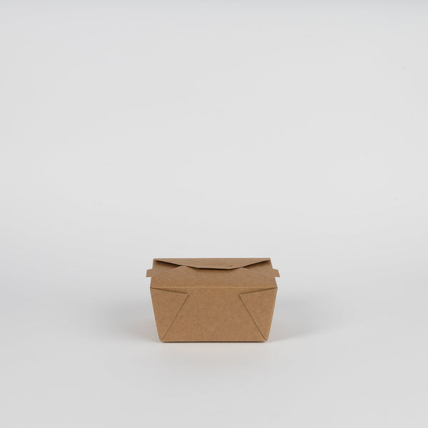 Faltboxen, kraft/braun, 750ml, 110x90x60mm, VPE: 300 St.