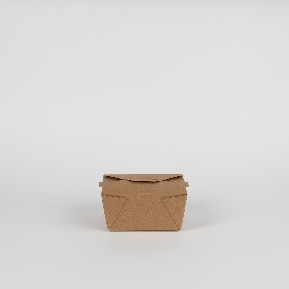 Faltboxen, kraft/braun, 750ml, 110x90x60mm, VPE: 300 St.