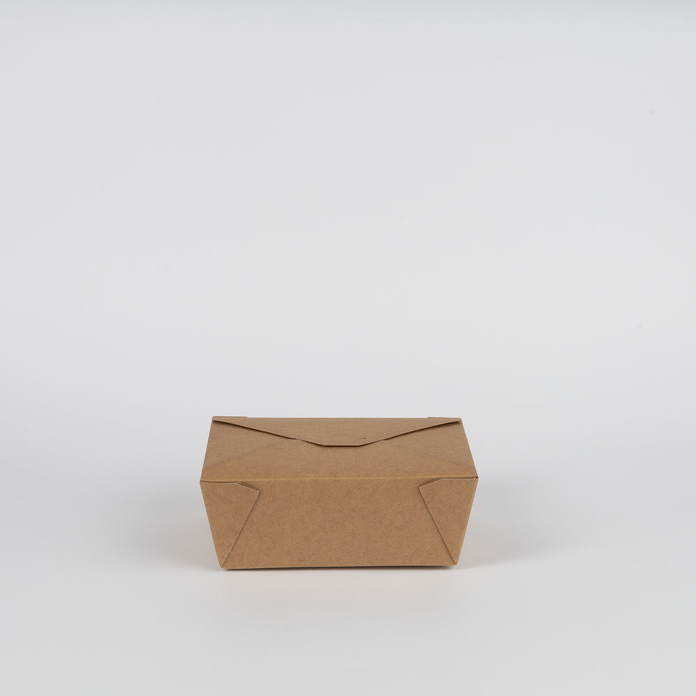 Faltboxen, kraft/braun, 1300ml, 150x120x65mm, VPE: 240 St.