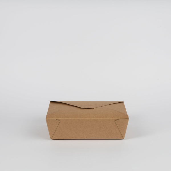 Faltboxen, kraft/braun, 2000ml, 190x140x60mm, VPE: 200 St.